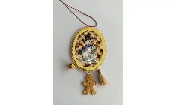 Kit marque page déco bonhomme neige 1