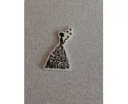 Aimant aiguille robe aux papillons