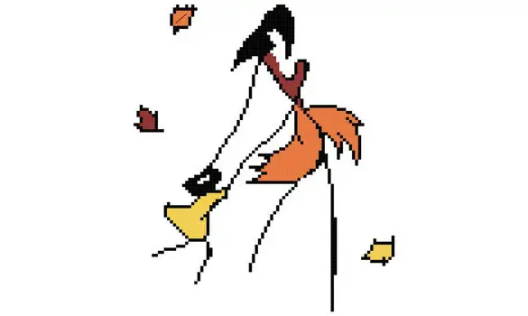 Dame maman et fille stylise fiche