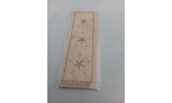 marque page bois etoile mer