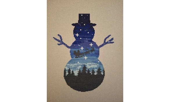 Bonhomme neige paysage fiche