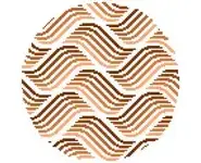 Mandala geom marron fiche