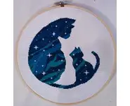 night cat pattern