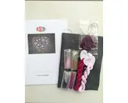 coeur enneigé rose kit