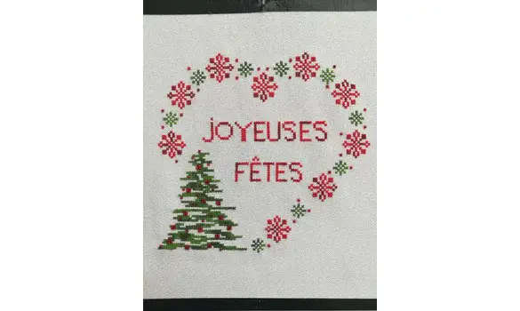 coeur sapin de Noel kit